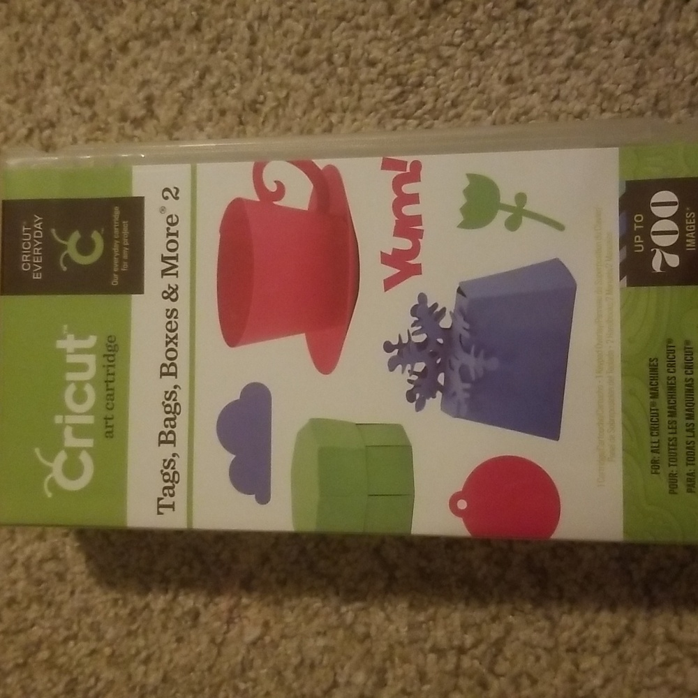 Cricut Cartridge Tags, Bags, Boxes & More 2.